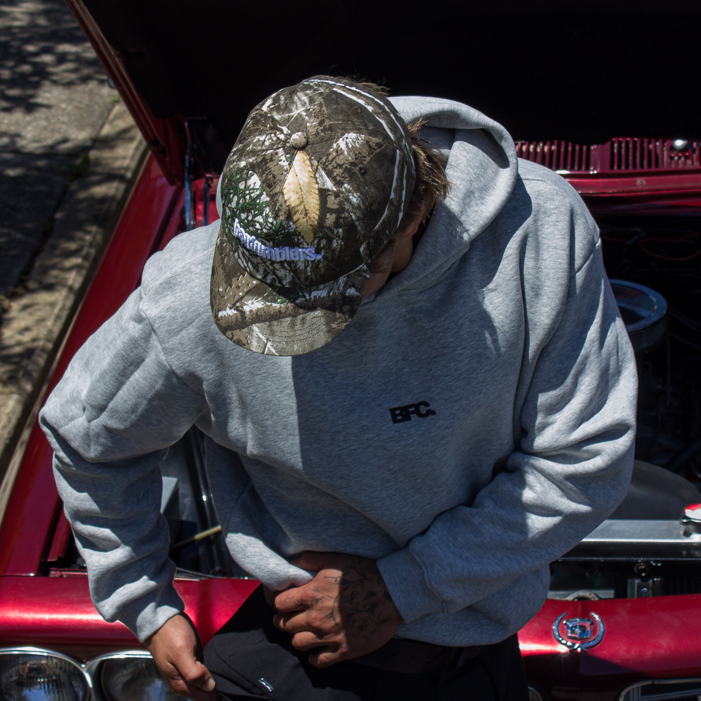 Fleeced Boxy Hidden Pocked Hoodie